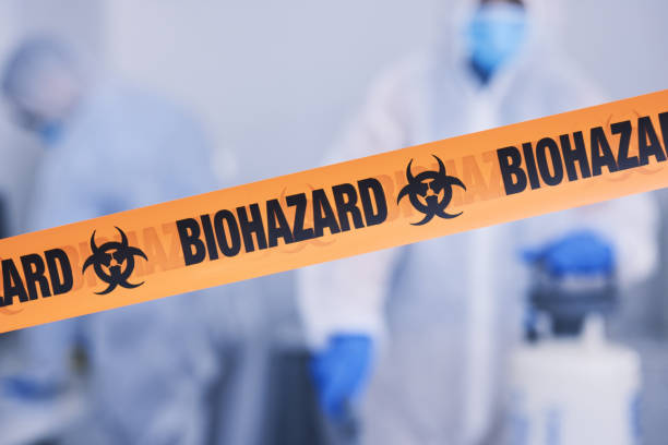 Professional Biohazard Cleanup technician working in Wakefield, MI